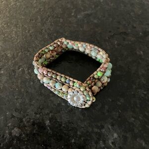 Multicolor Beaded Wrap Bracelet